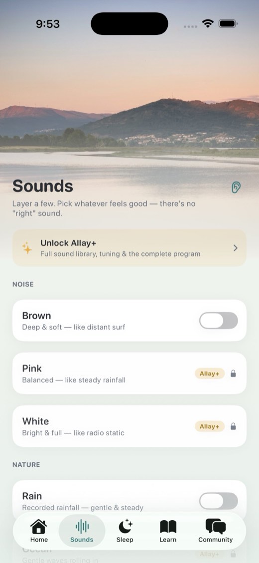 allay soundscapes