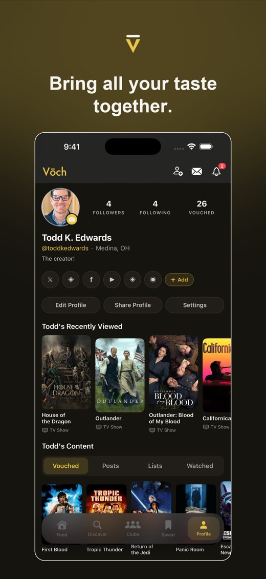 Vōch profile
